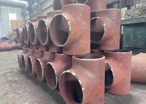 ティー Sch40 ASTM A234 Wpb 突合せ溶接ティーを減らす ASME B16.9 炭素鋼