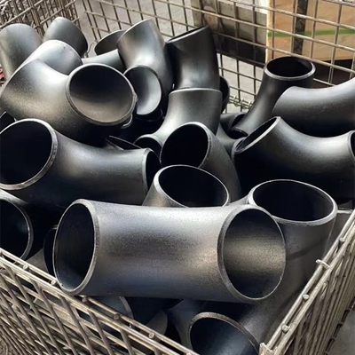 Sch160 炭素鋼の管のくねりの鋼鉄バット溶接の肘 Astm B16.9 180 度