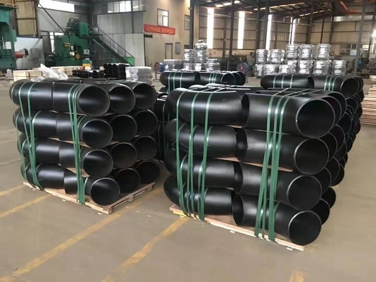 Astm A234 Wpbの肘のバット溶接管付属品は発破を掛けられたAsme B16.9を180度紙やすりで磨く