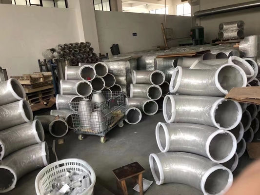 ASME A234 Wpbの炭素鋼の不足分の半径45度の肘SCH10 SCH20
