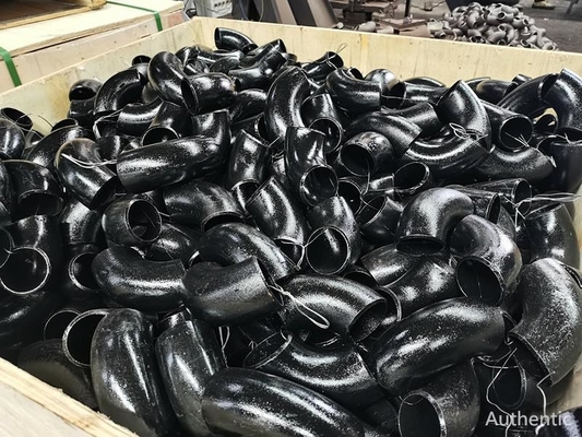 炭素鋼の肘45パイプラインの取付けのための90度のバット溶接肘