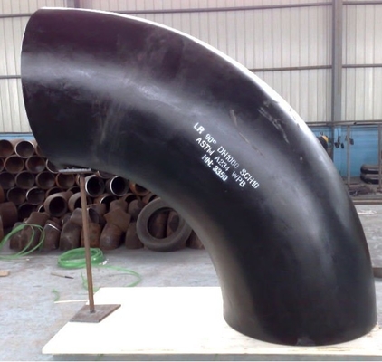 Astm A234 Wpb B16.9 Sch40のCSの炭素鋼の肘のバットは反錆の絵画を溶接した