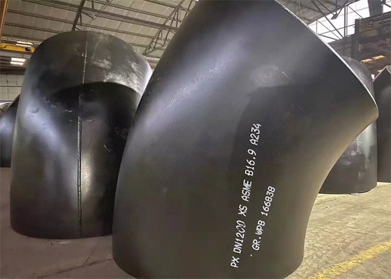 ASTM B16.25の炭素鋼の肘の長い半径の短い半径のバットはXXSを溶接した