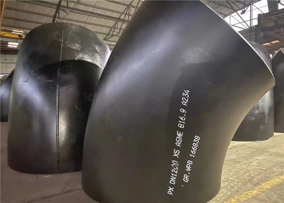 大口径の溶接された管付属品 90 度の短い半径の肘 SR ASTM A420 WPL6